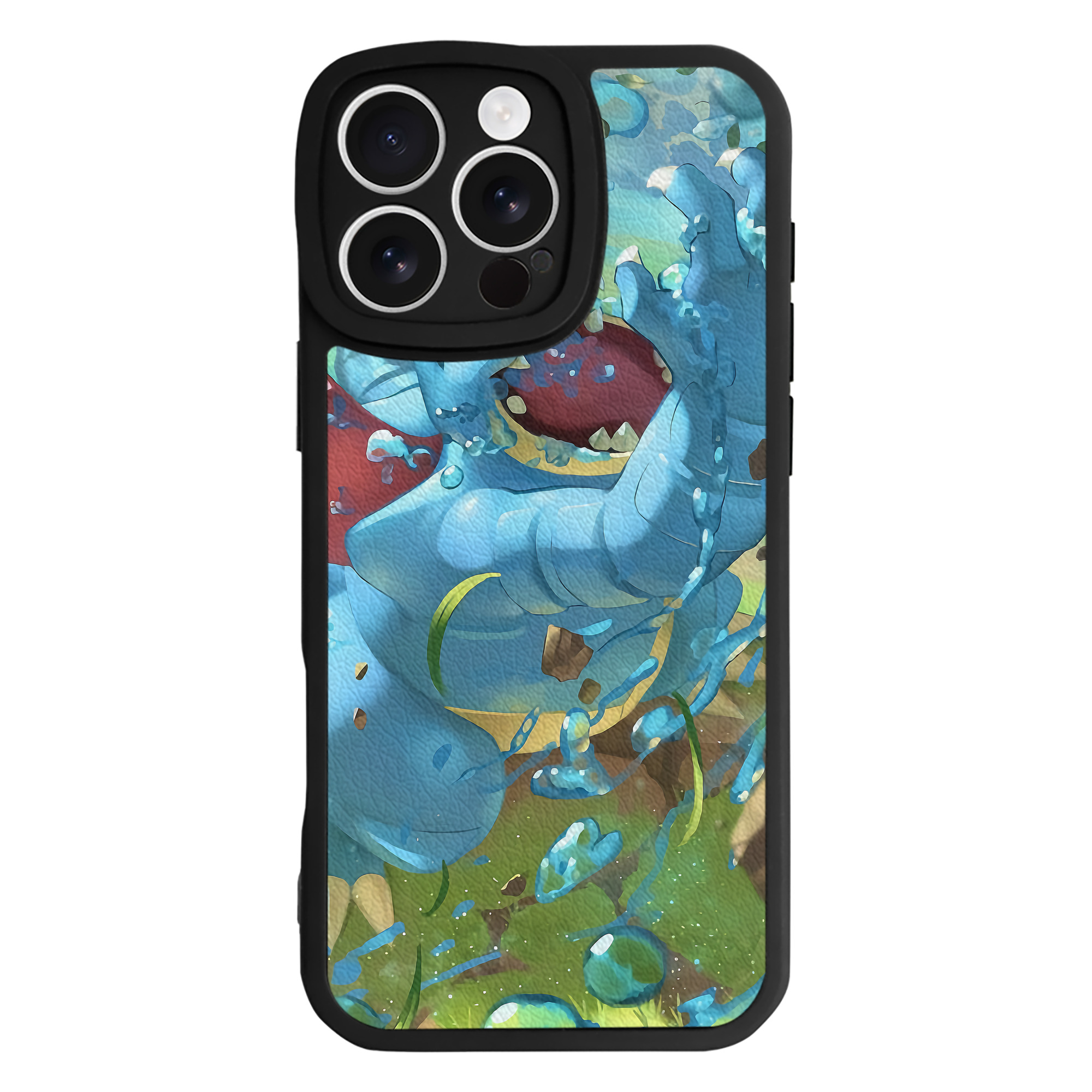 （画像用） ポケットモンスター Pokémon 【iPhone 16シリーズ対応】シリコンスマホケース（レザー調） 材質：シリコン